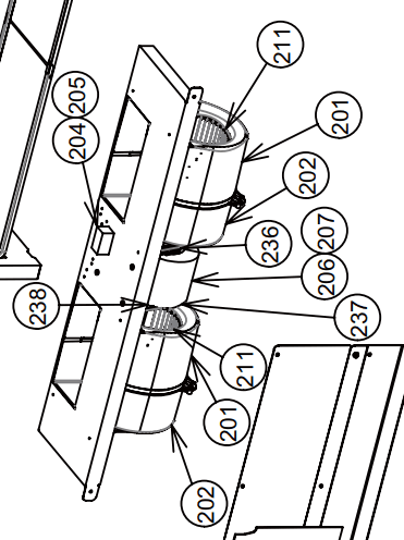 Motor Ventilador - 4312C024 | AF-200-19-4GR