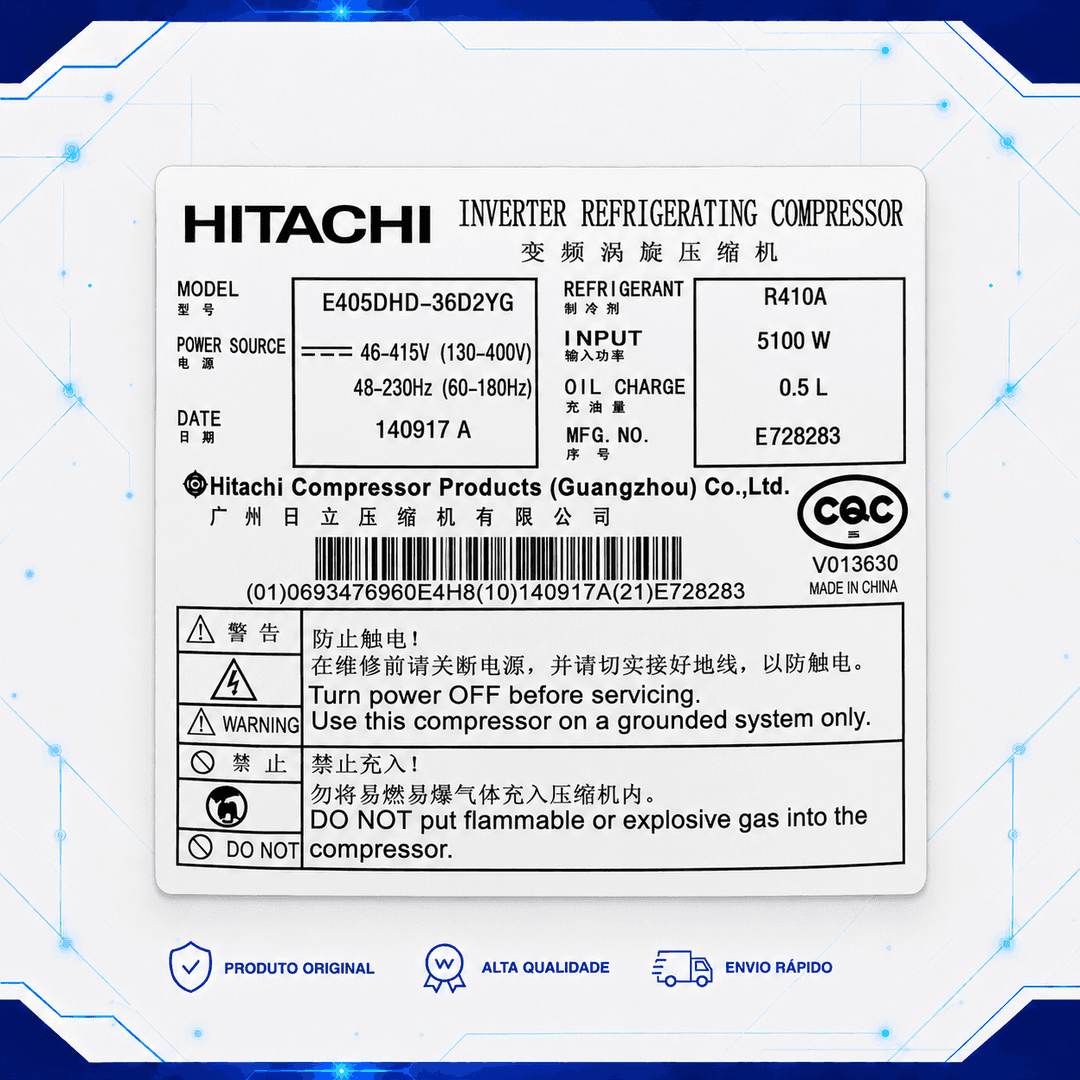 Compressor E405DHD-36D2YG - 11102020000005