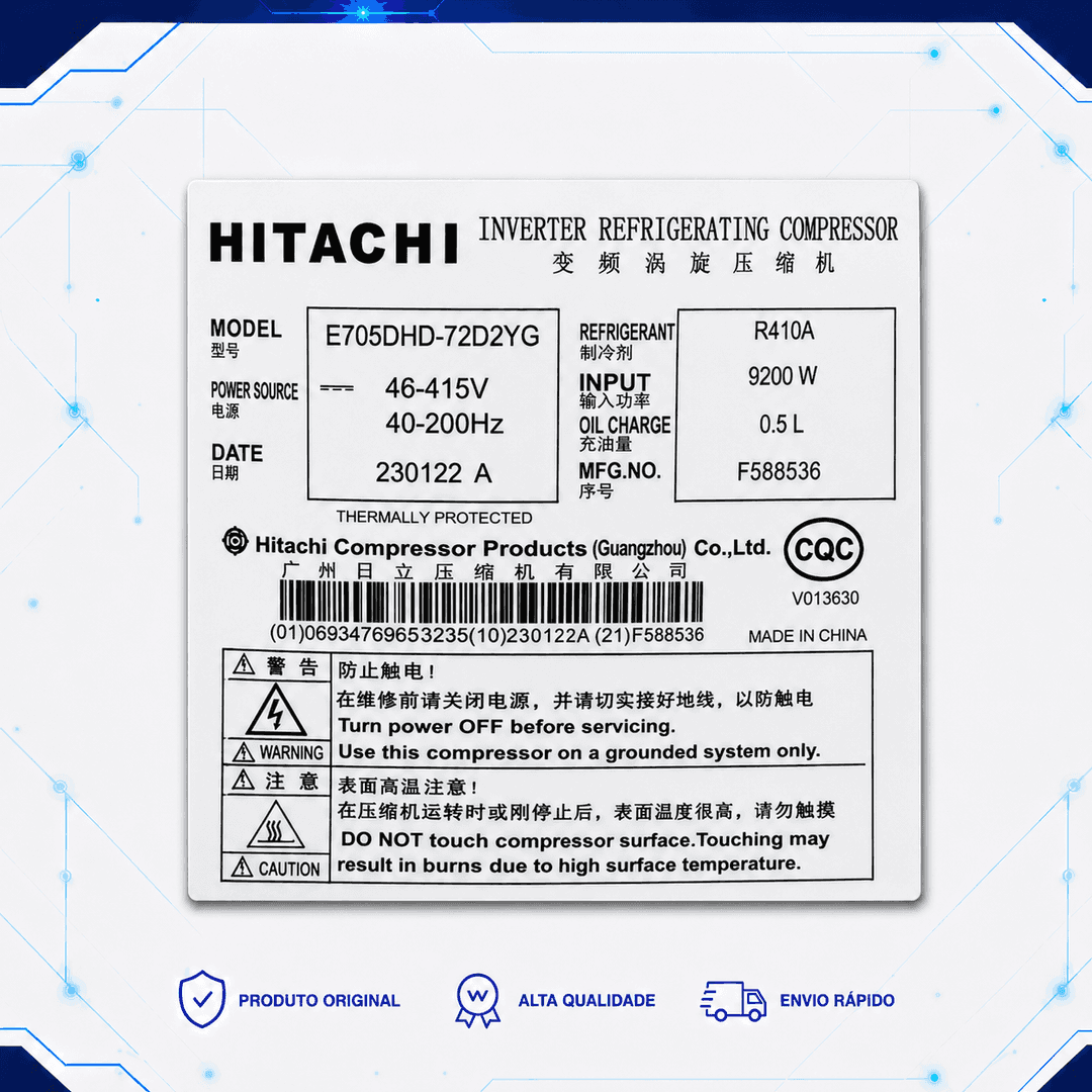 Compressor E705DHD-72D2YG - 11102020000008