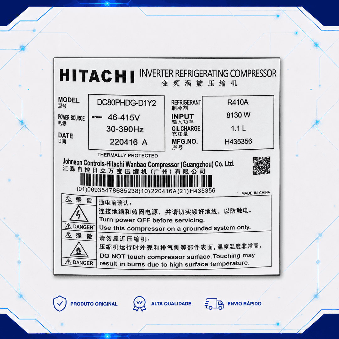 Compressor DC80PHDG-D1Y2 - 11102020000166