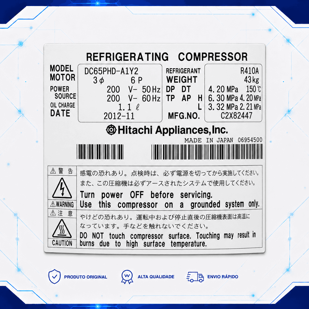 Compressor DC65PHDG-A1Y2 - 11102020000307