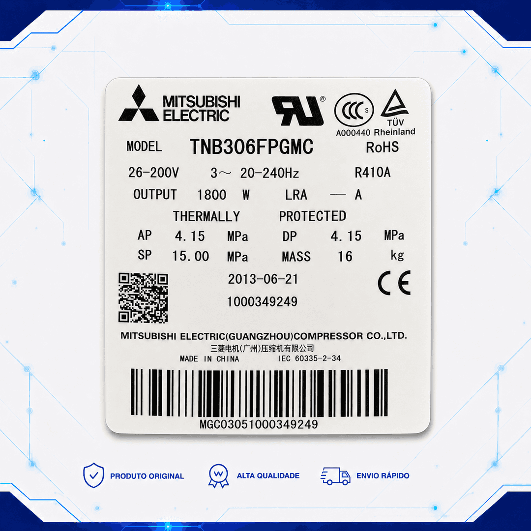 Compressor TNB306FPGMC - 11103020000002