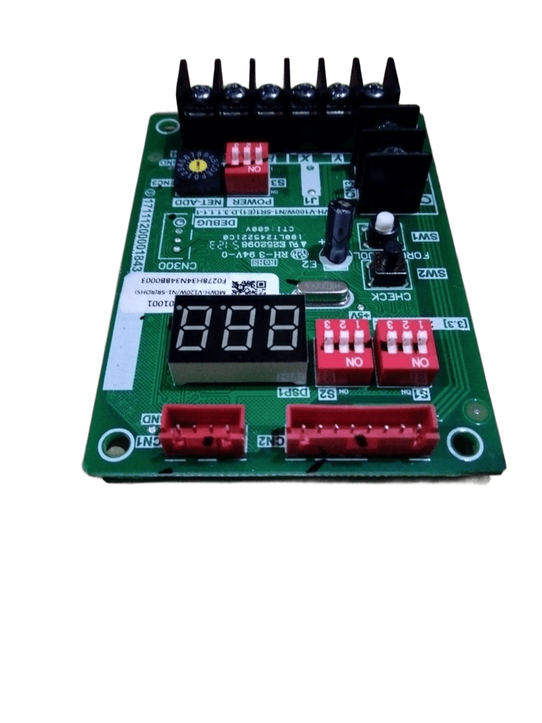 Placa Eletrônica de Comunicação - 17111200A01001, vista frontal