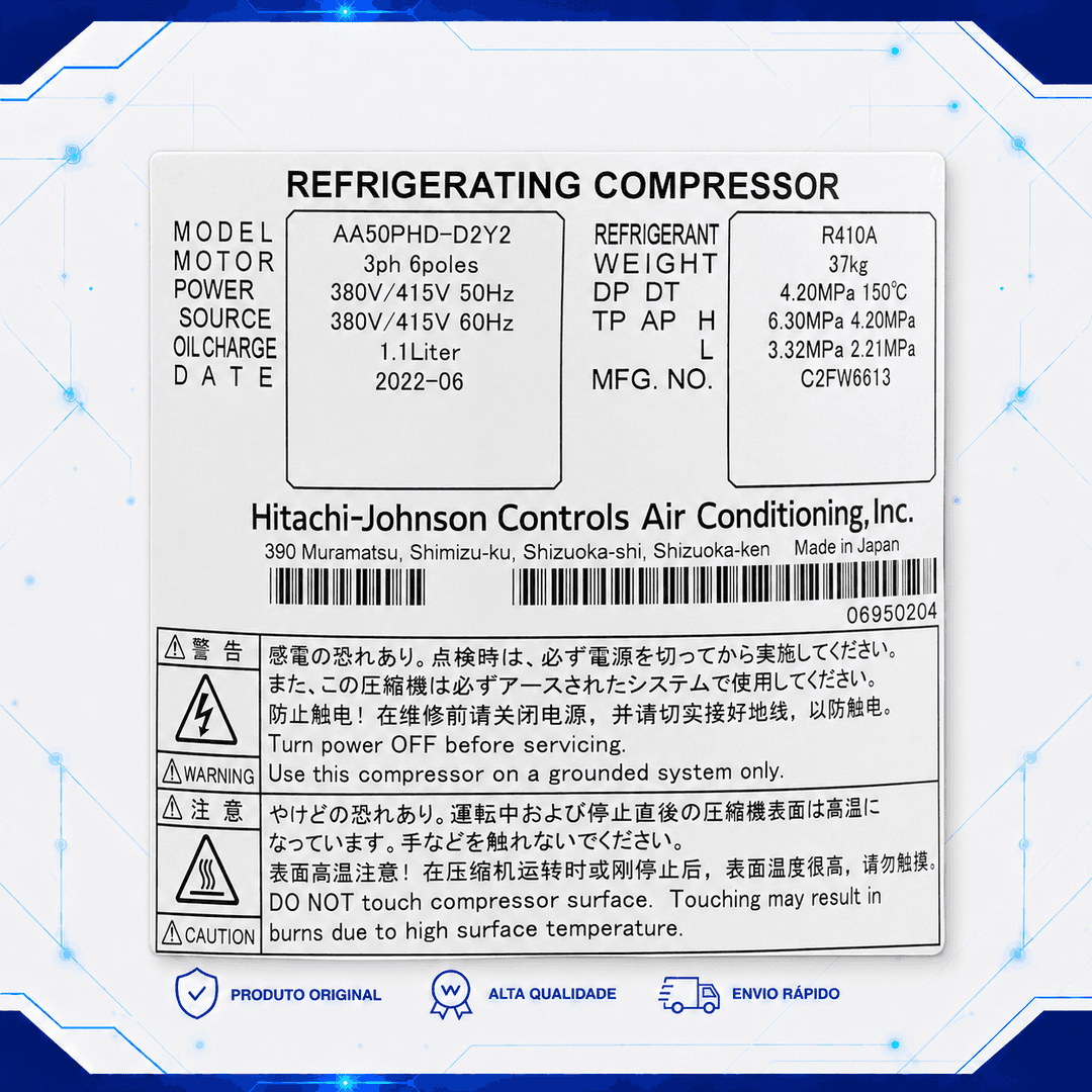 Compressor AA50PHD-D2Y2 - 17F20903A