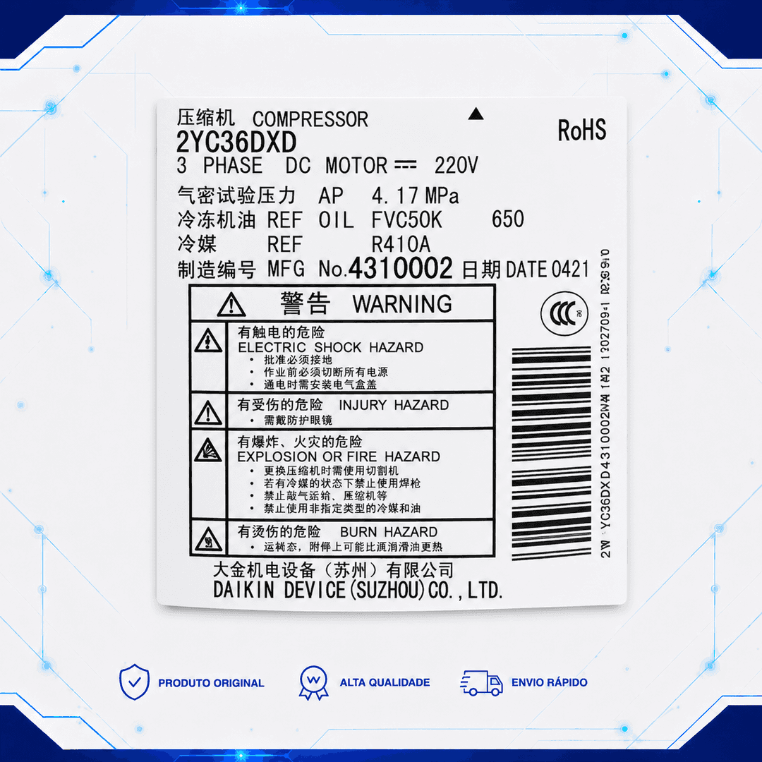 Compressor 2YC36DXD - 1833126