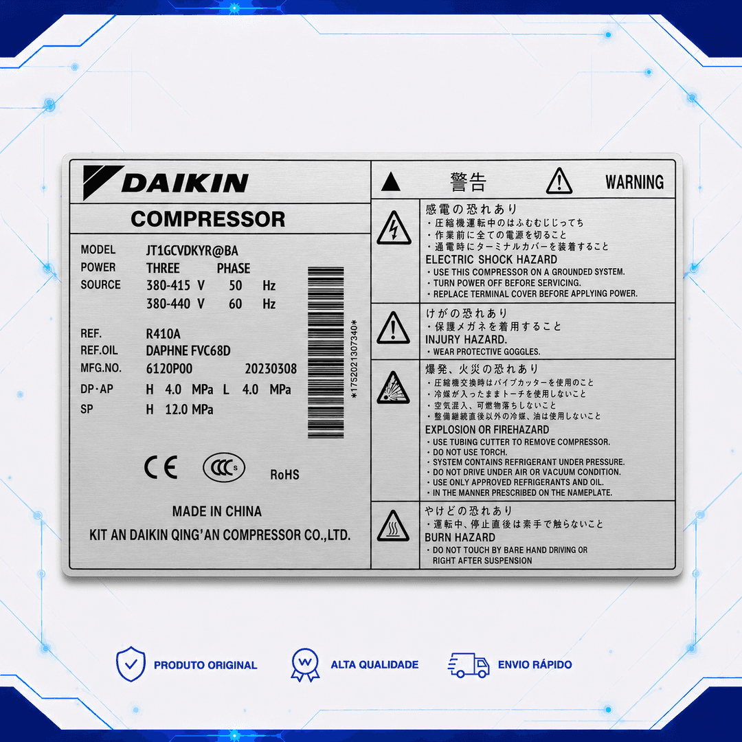 Compressor JT1GCVDKYR - 300814P