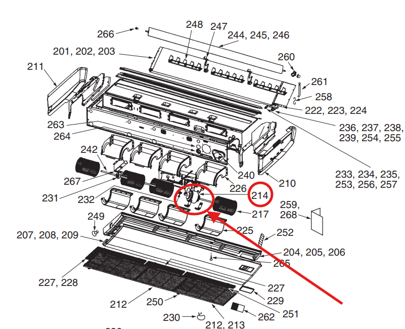 Motor Ventilador - 43121741 | SWF-280-120-2R