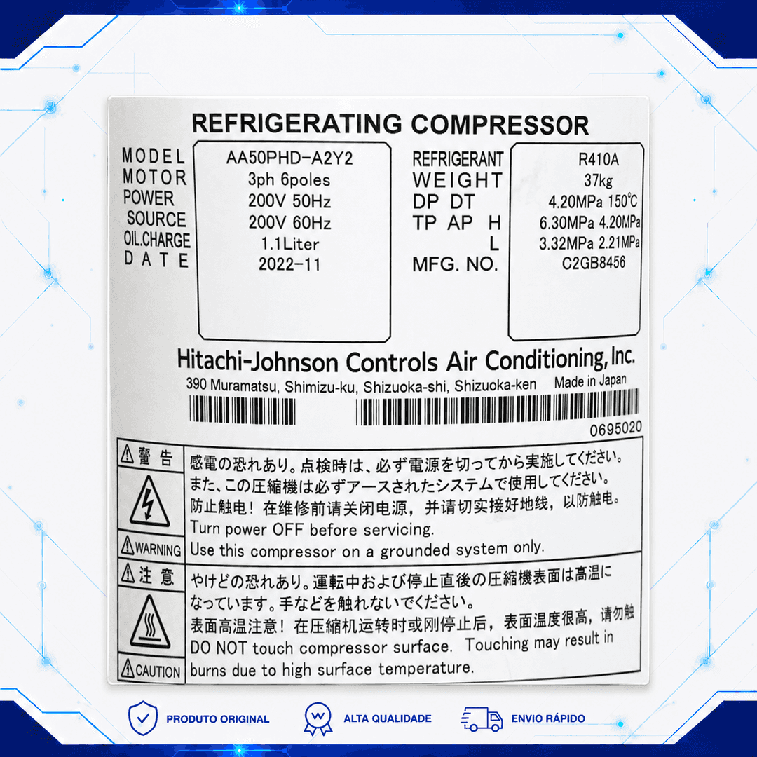 Compressor AA50PHD-A2Y2 - 17F18904A