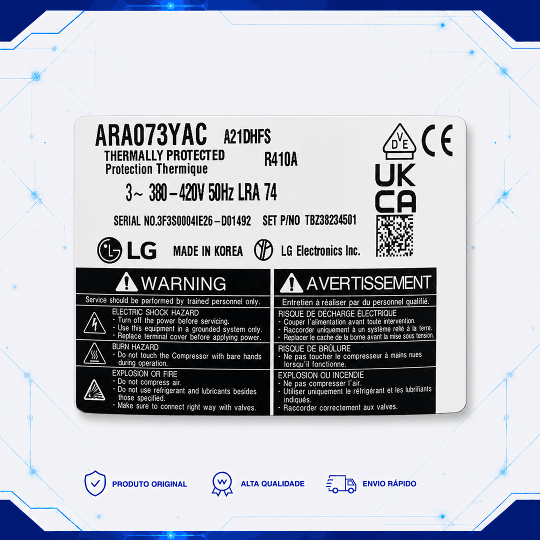 Compressor ARA073YAC - TBZ38234501