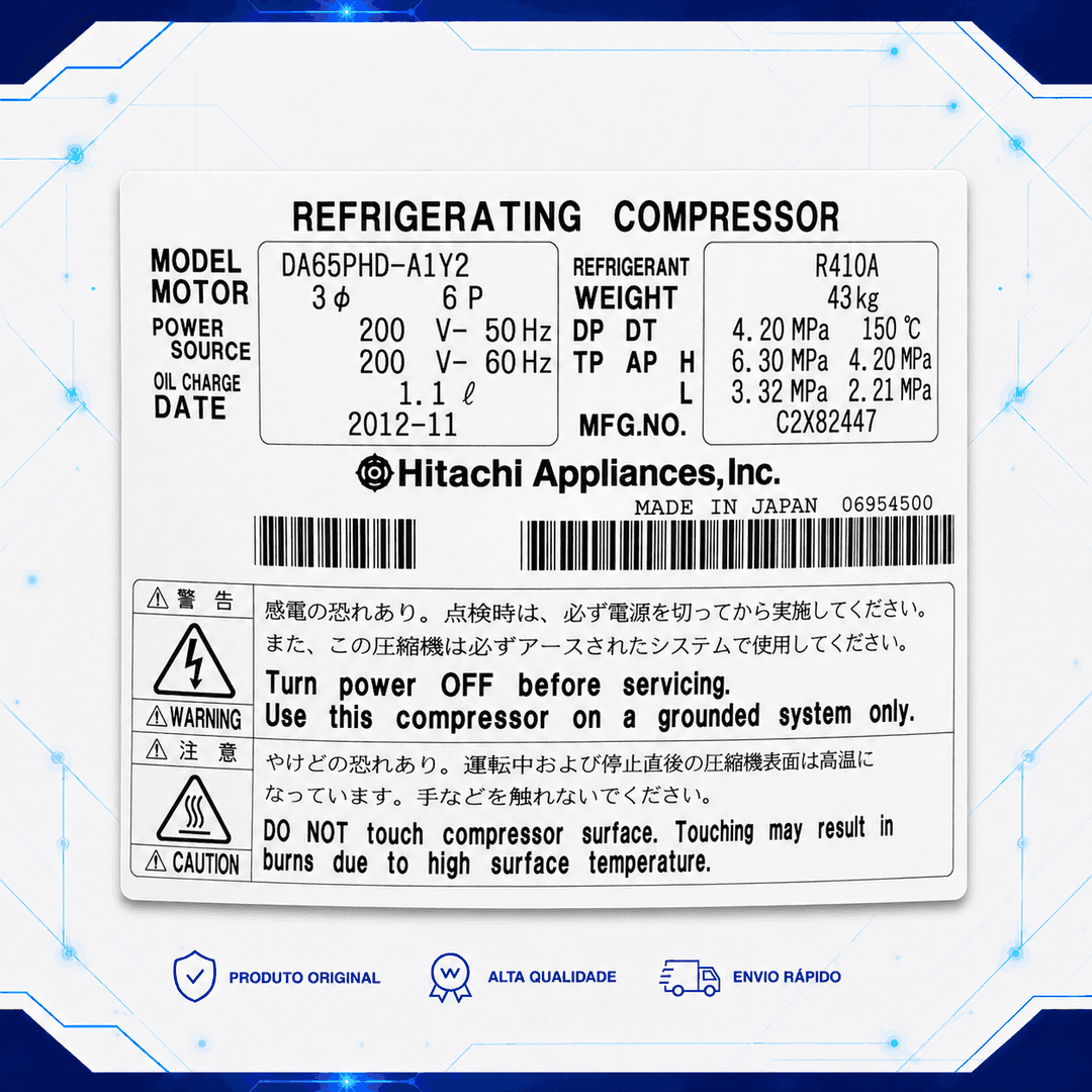 Compressor DA65PHD-A1Y2 - 17F08981A