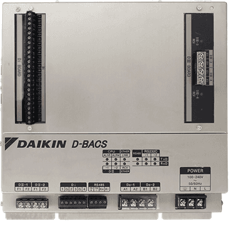 Interface Central Bacnet DAM602B51M, vista frontal