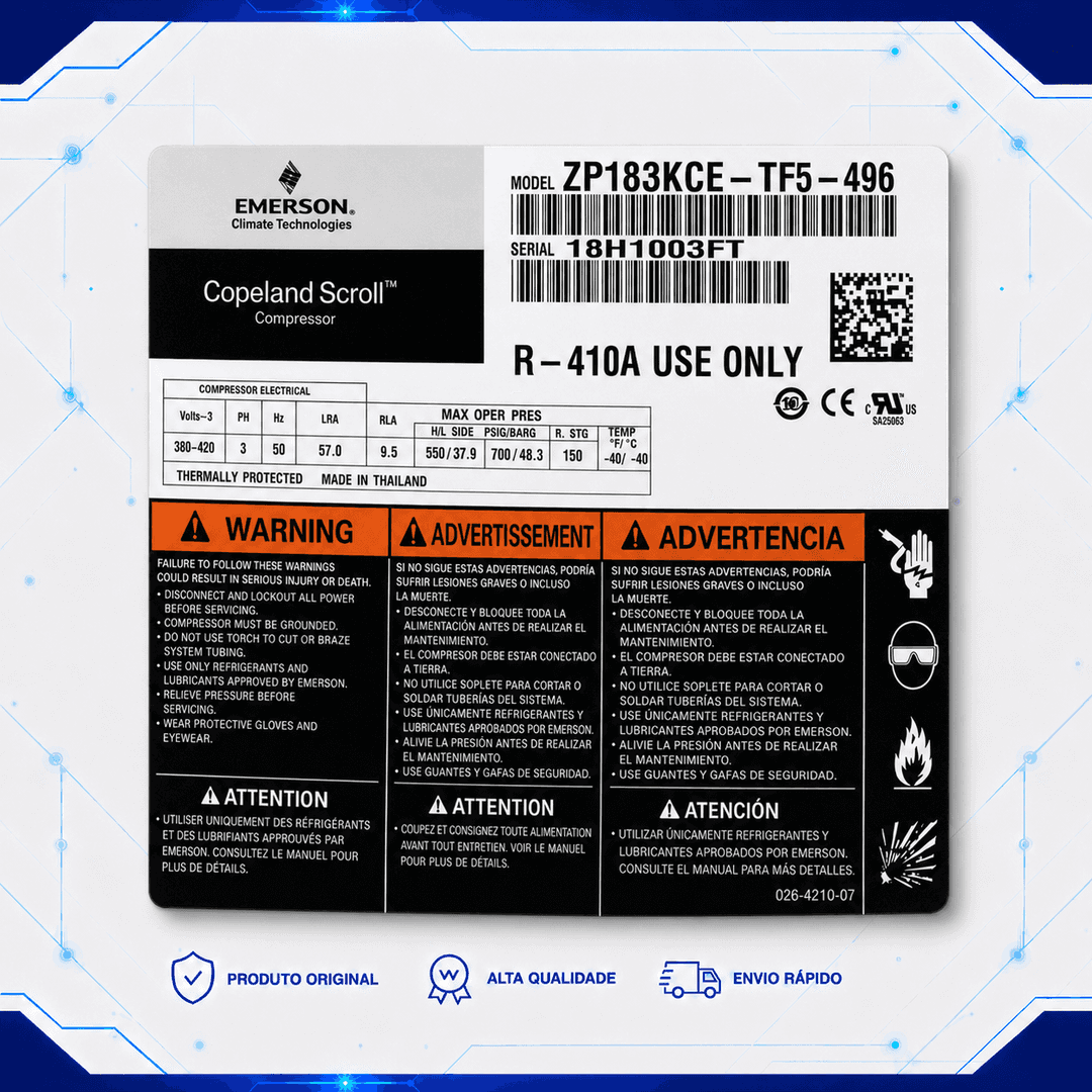 Compressor ZPI83KCE-TF5-496 - DB95-01456G, vista 3