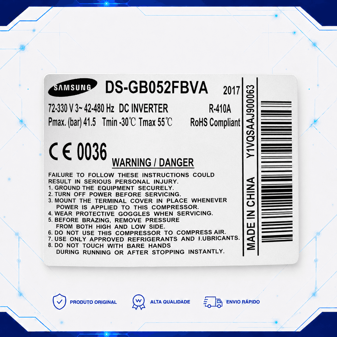 Compressor DS-GB052FBVA - DS-GB052FBVASG