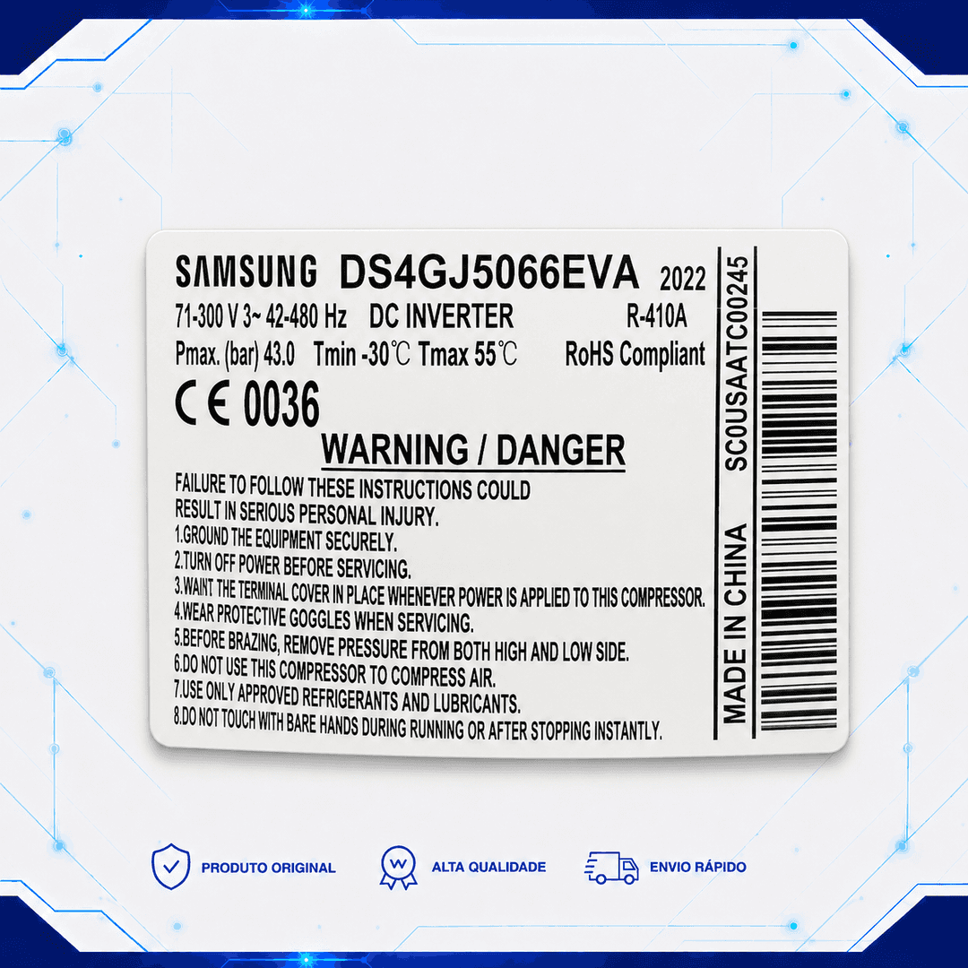 Compressor DS4GJ5066EVASG - DS4GJ5066EVA