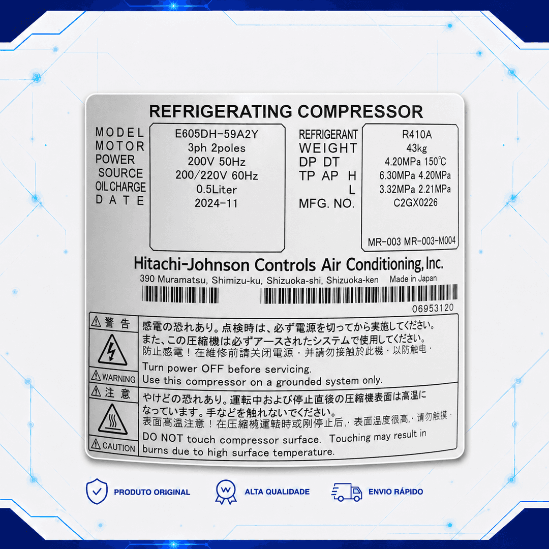 Compressor E605DH-59A2Y - 17C78328A