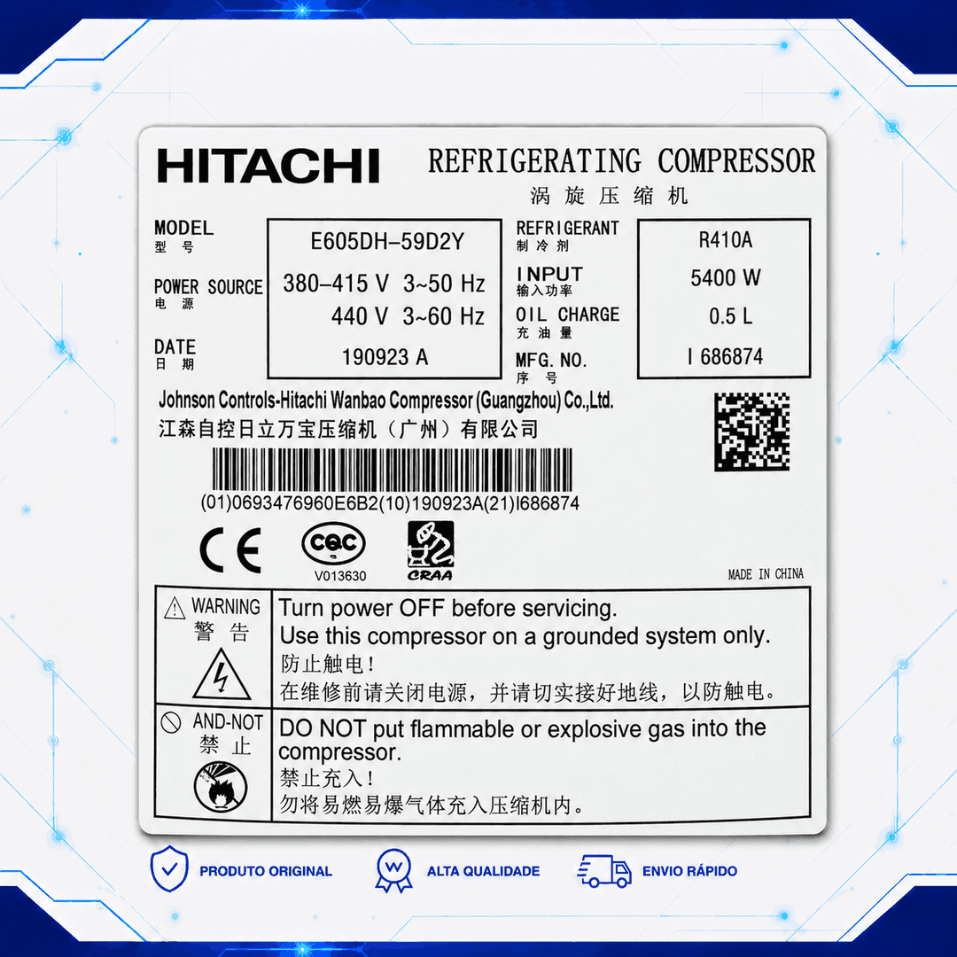Compressor E605DH-59D2Y