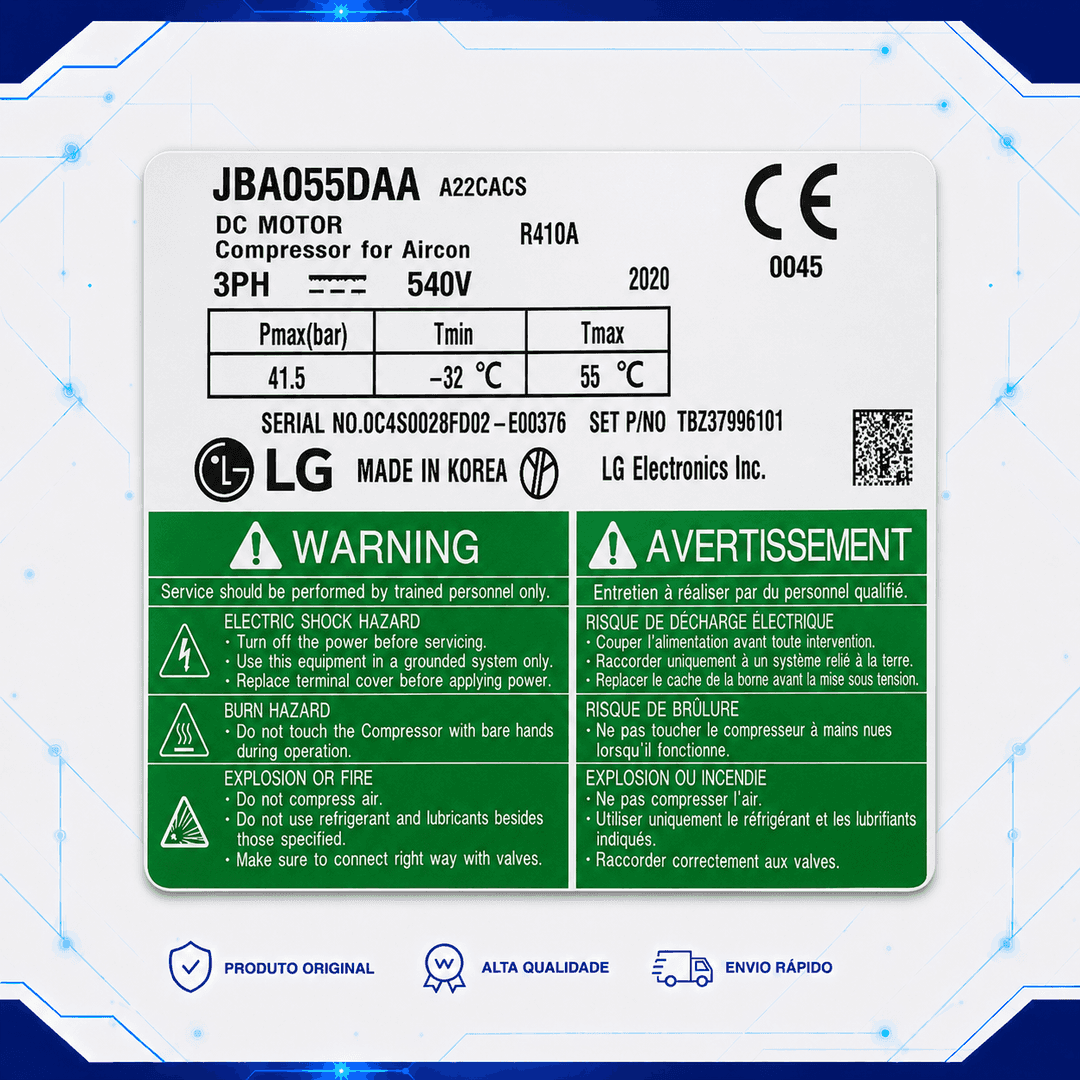Compressor JBB055DAA - TBZ35255001