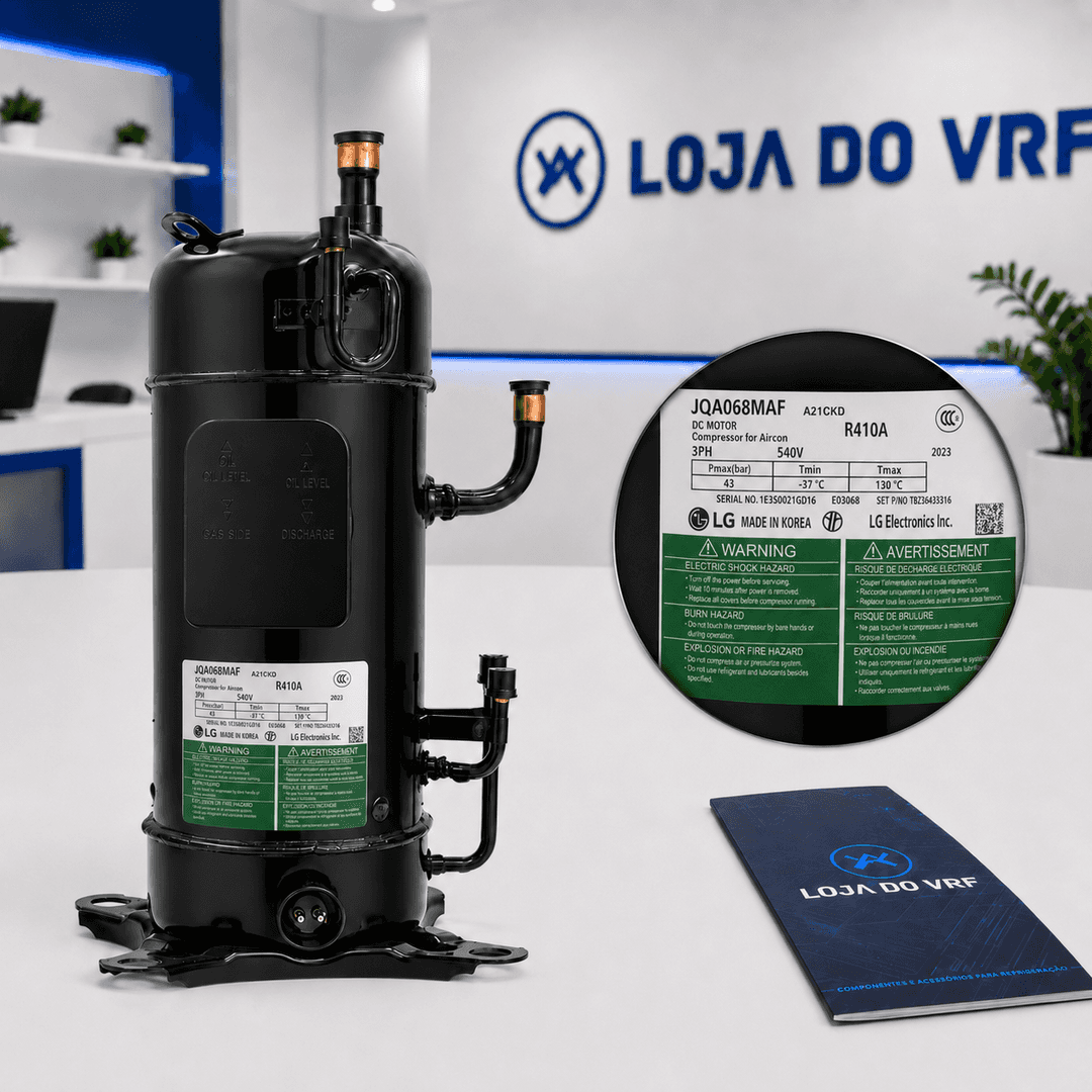 Compressor JQA068MAF, vista lateral