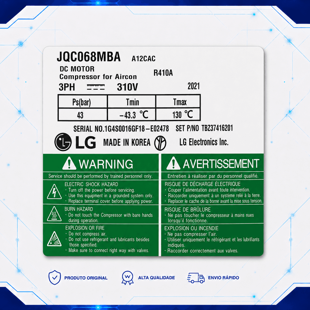 Compressor JQC048MBA - TBZ37416101