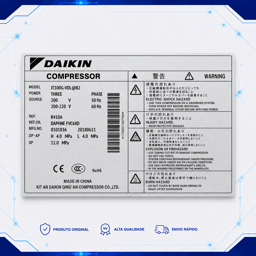 Compressor JT100G-VDL - 5001390