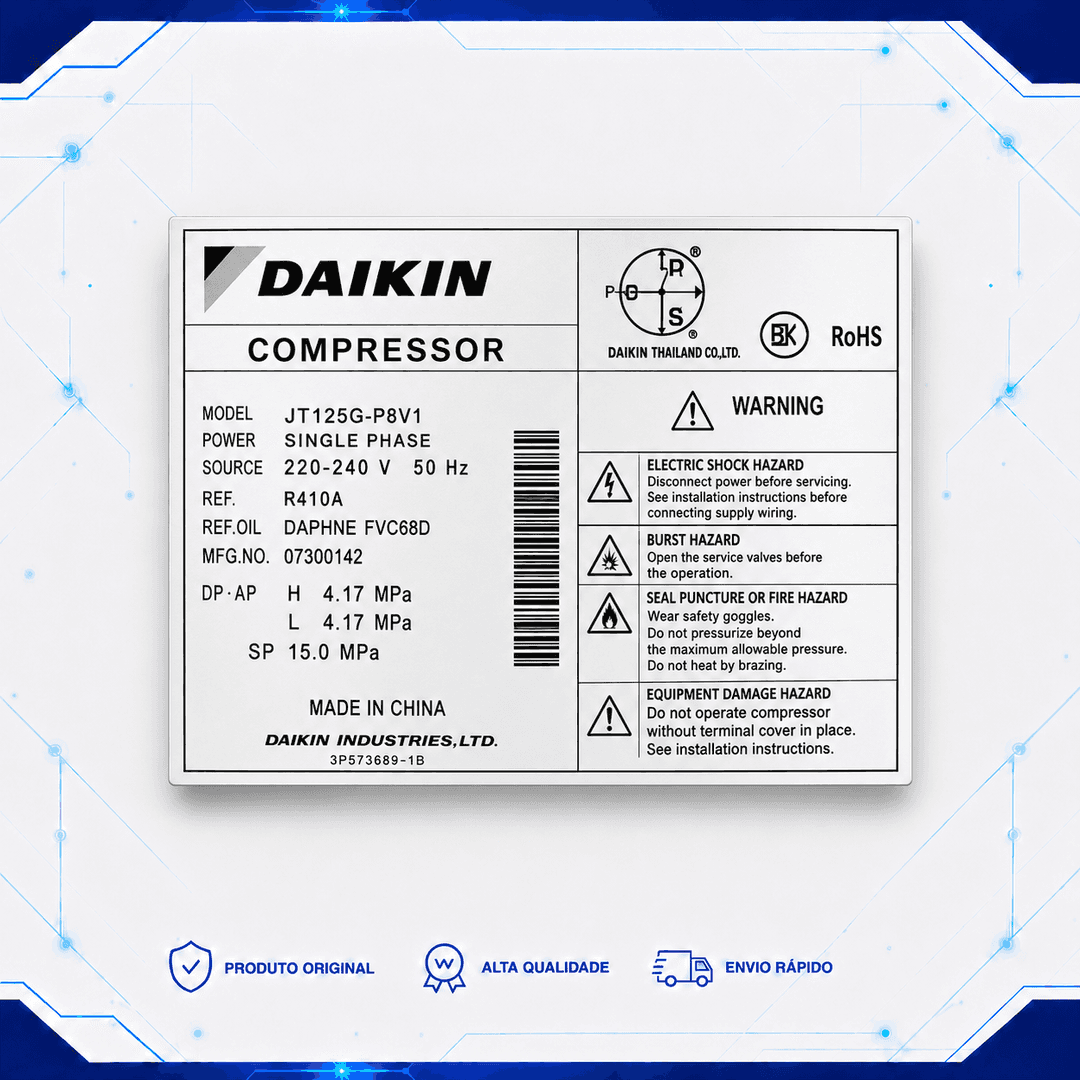 Compressor JT125G-P8V1