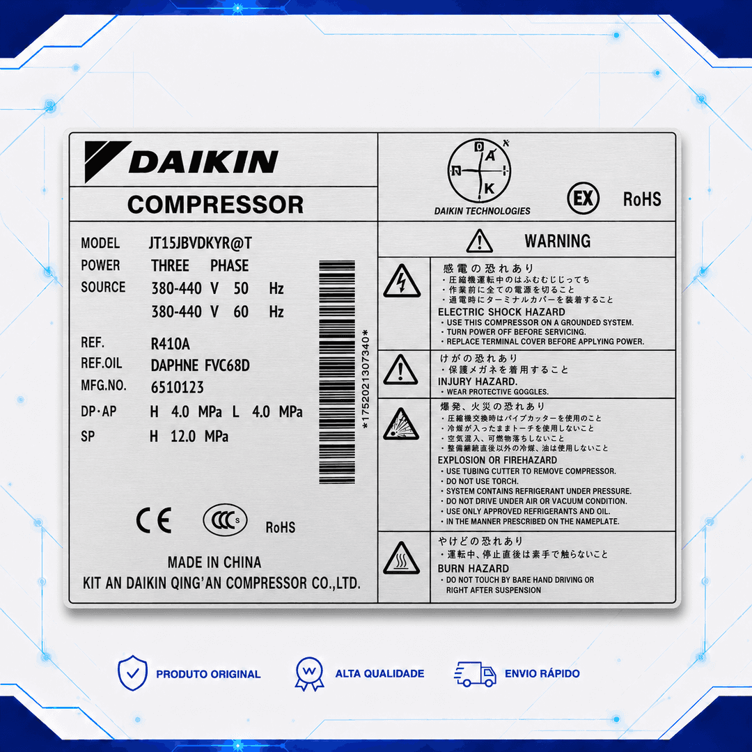 Compressor JT15JBVDKYR - 4012440