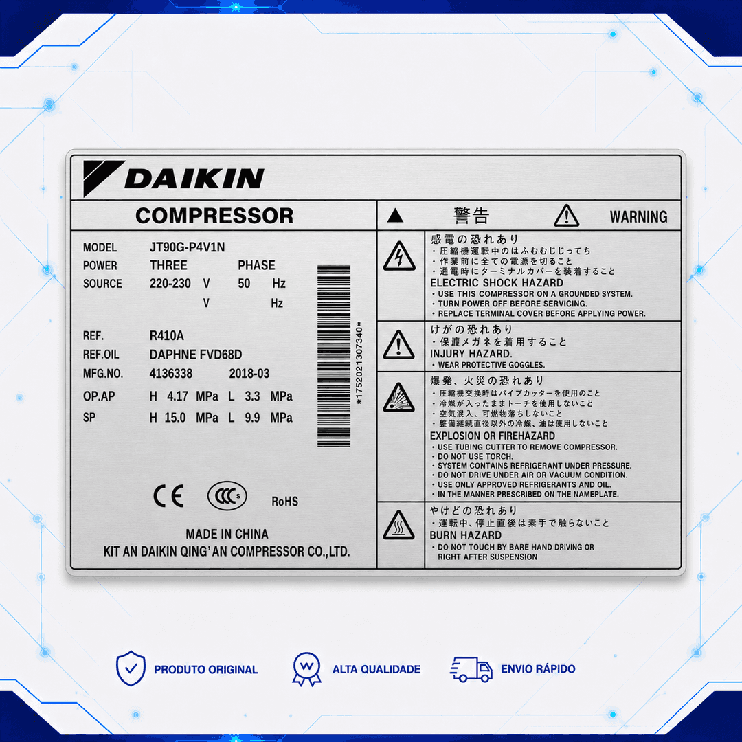 Compressor JT90G-P4V1N - 4006160