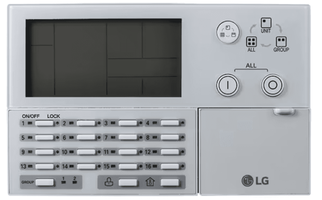 Controle Central PQCSZ250S0, vista frontal