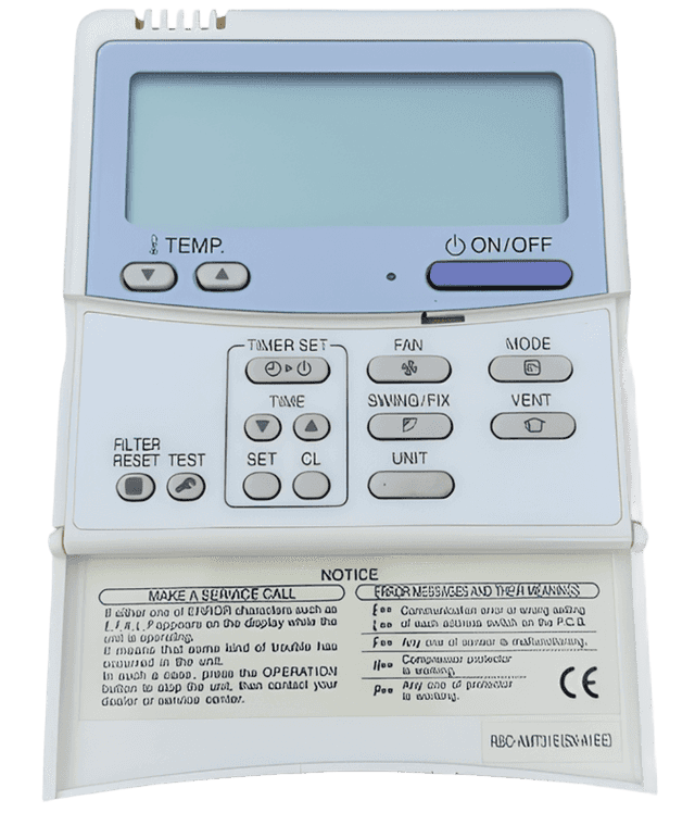 Controle RBC-AMT31E | 43166002, vista frontal