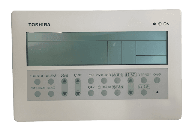 Controle TCB-SC641E, vista frontal