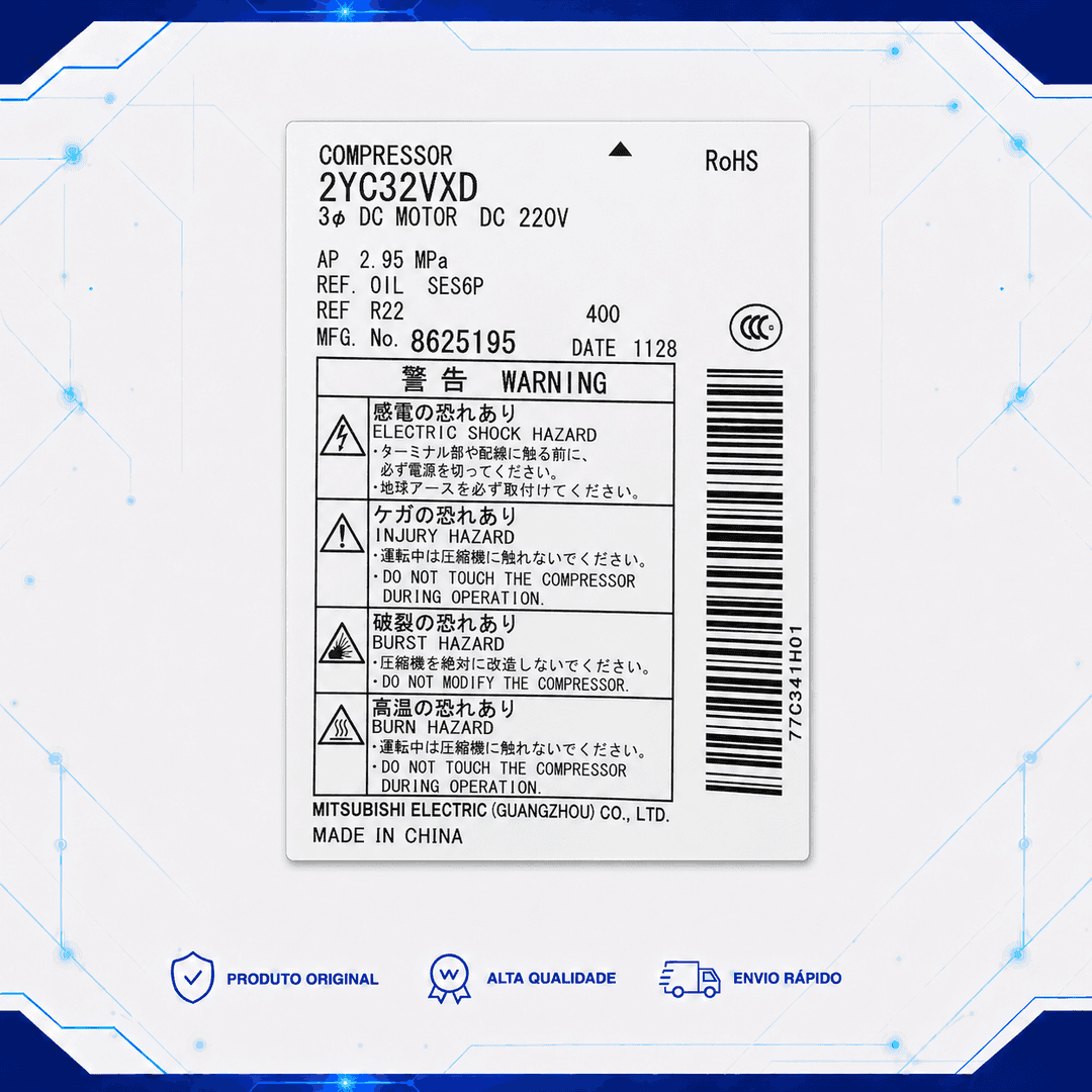 Compressor 2YC32VXD - 2YC32HX (1369036), vista 3
