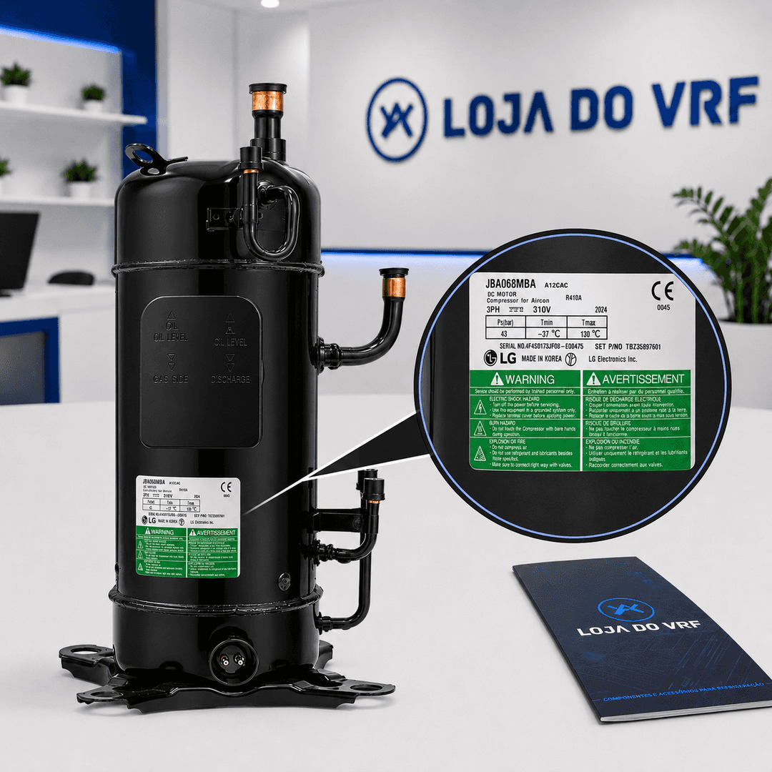 Compressor JBA068MBA - TBZ35897601 | TBZ37956301, vista lateral