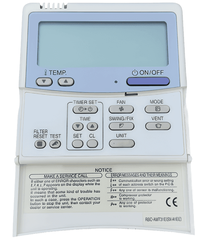 Controle RBC-AMT31E | 43166002, vista frontal