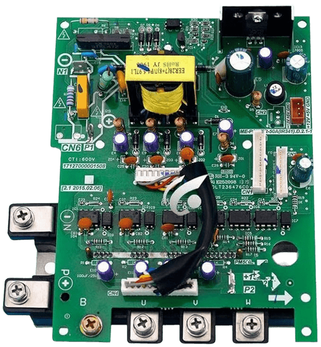 Módulo Inverter do Compressor - 17127000001494 - 201319902833 (17127000A00061), vista frontal