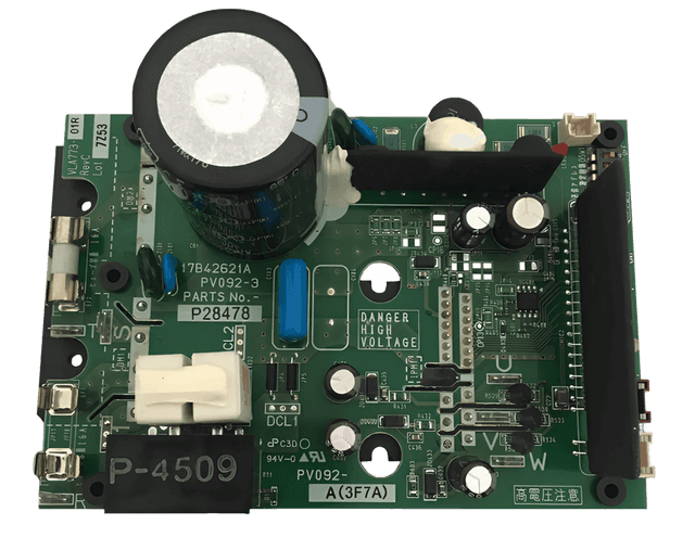 Placa Auxiliar do Ventilador - 17B41624A, vista frontal