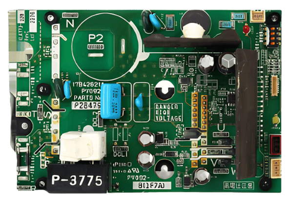 Placa Auxiliar do Ventilador - 17B42621A, vista frontal
