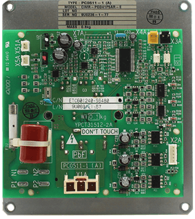 Placa Auxiliar do Ventilador - 300577P | PC0511-1, vista frontal
