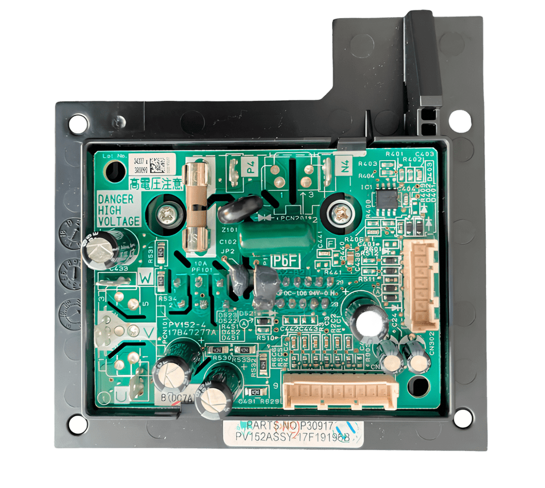 Placa Auxiliar do Ventilador - C24196B, vista frontal