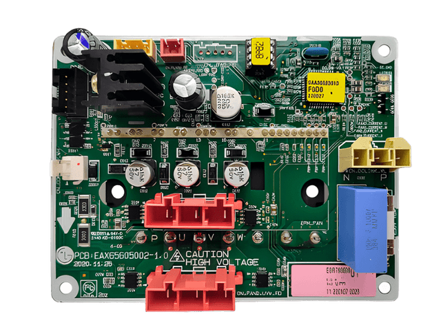 Placa Auxiliar do Ventilador - EBR79669801, vista frontal