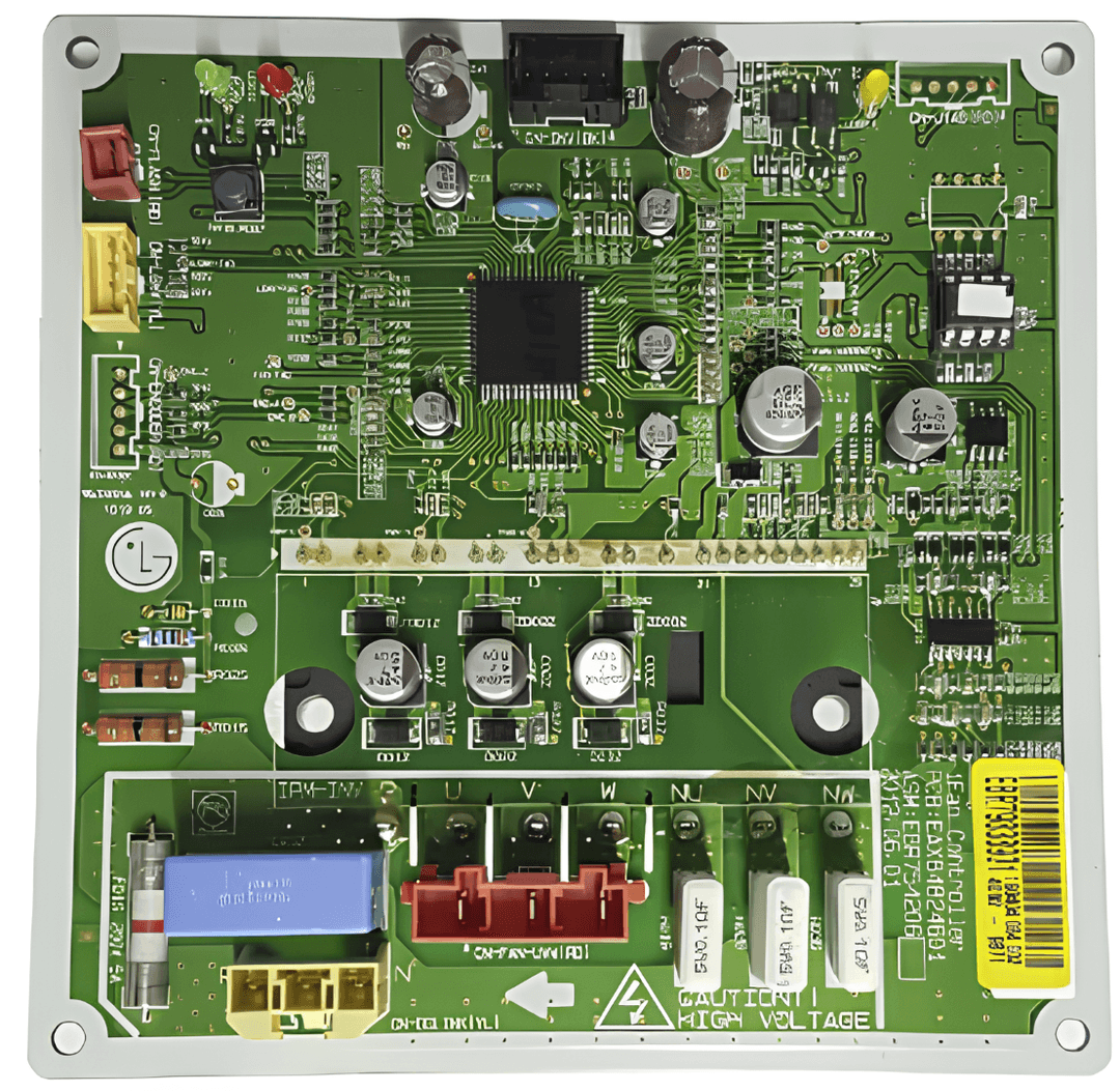 Placa Auxiliar do Ventilador - EBR79838901, vista frontal