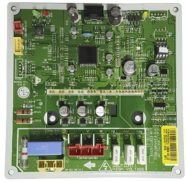 Placa Auxiliar do Ventilador - EBR79838901, vista frontal