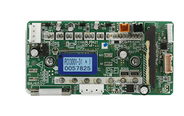 Placa Auxiliar do Ventilador - PC13001-1(A), vista frontal