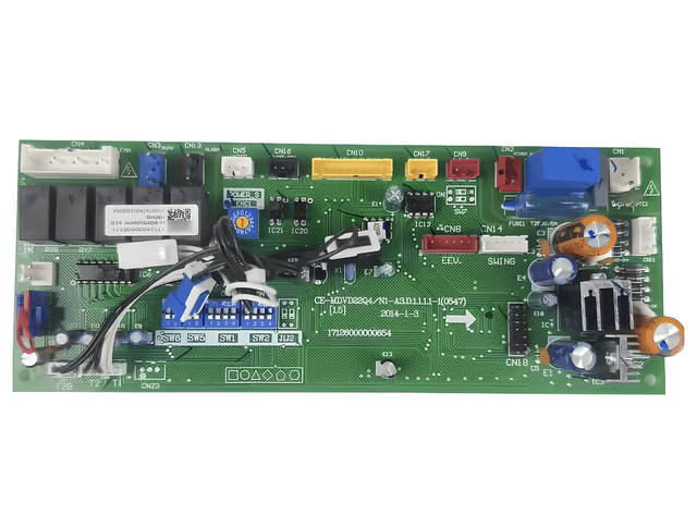 Placa de Controle Principal - 17126000000654 | 17126000000371 (201384090015), vista frontal