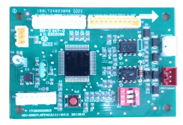 Placa de Controle Principal - 17126000001047, vista frontal