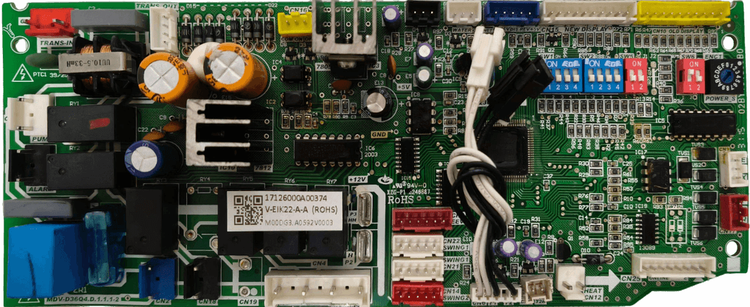 Placa de Controle Principal - 17126000A00374, vista frontal