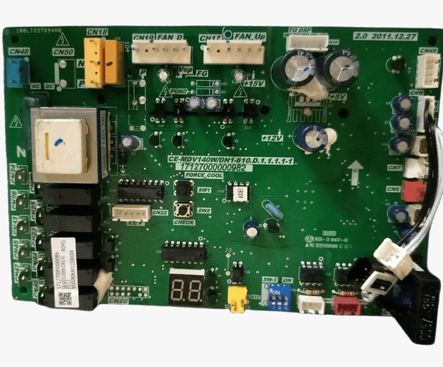Placa de Controle Principal - 17127000000086 | BRD04592 (17127000000020), vista frontal