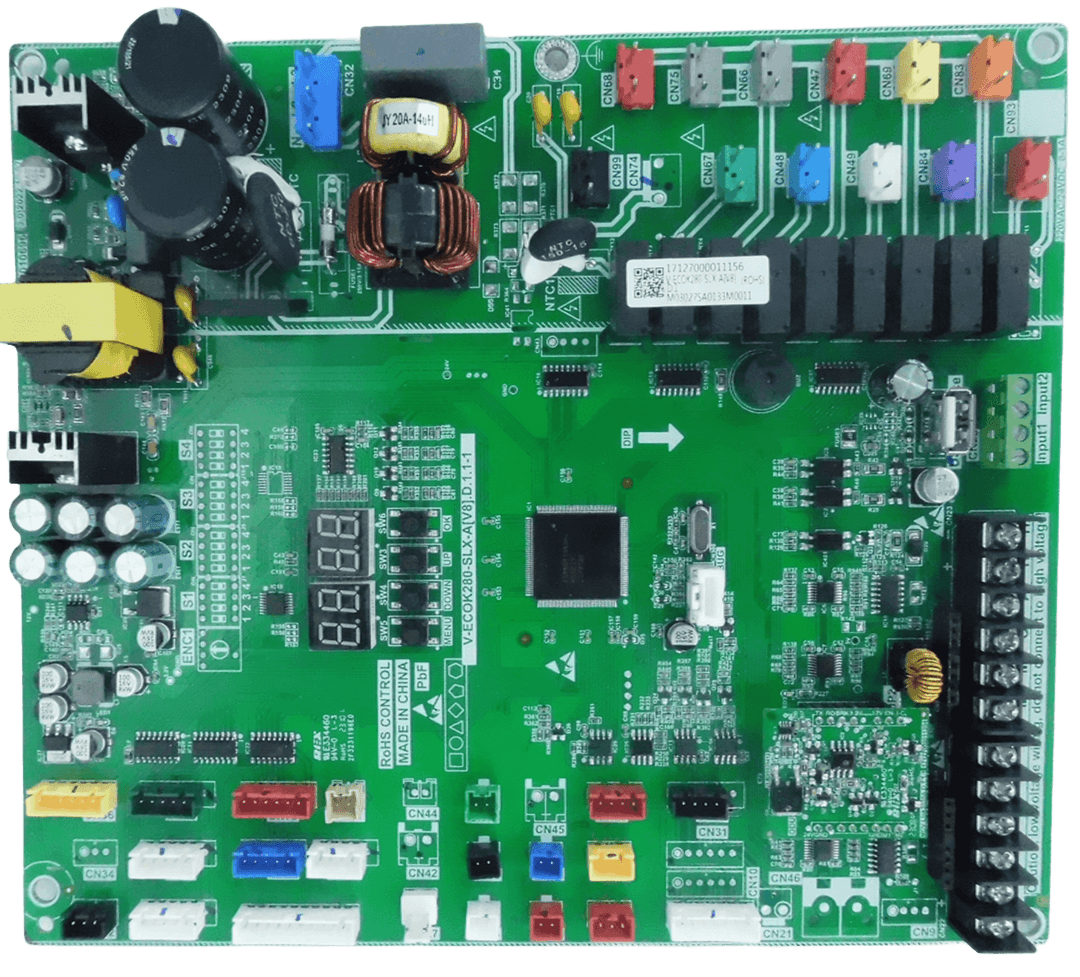 Placa de Controle Principal - 17127000011156, vista frontal