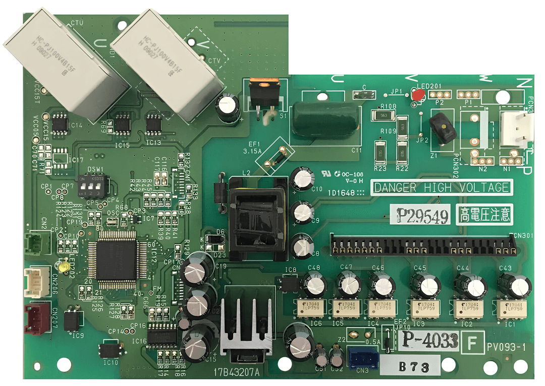 Placa de Controle Principal - 17B41615B, vista frontal