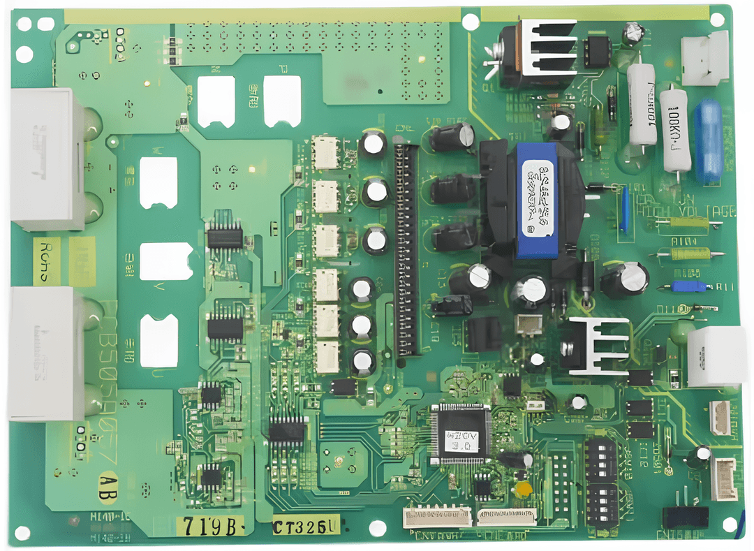 Placa de Controle Principal - PCB505A157AB, vista frontal