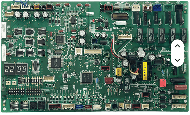 Placa de Controle Principal - RG00N937B, vista frontal